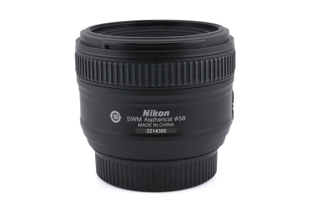 Nikon 50mm f1.8 AF-S Nikkor G