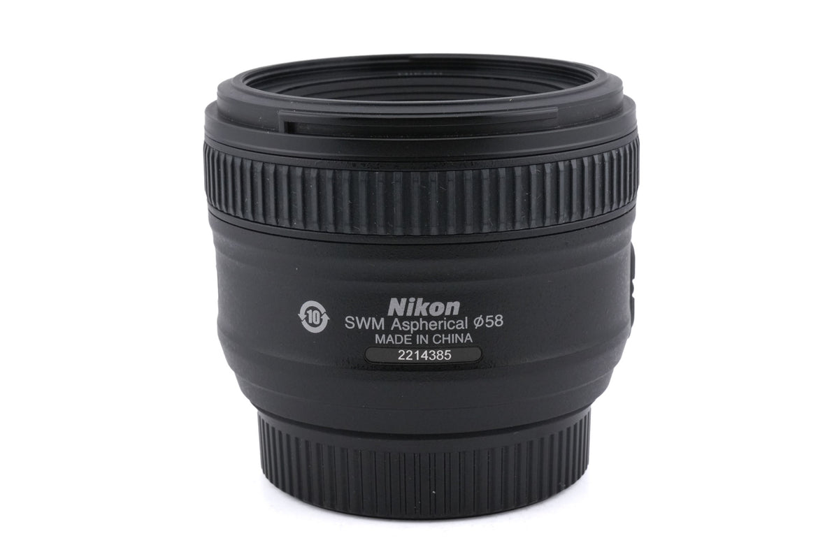 Nikon 50mm f1.8 AF-S Nikkor G