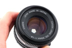 Canon 50mm f1.8 FDn