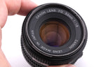 Canon 50mm f1.8 FDn