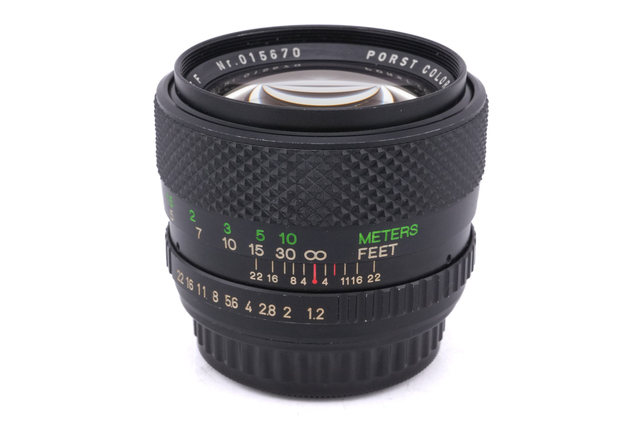Porst 55mm f1.2 Color Reflex F MC Auto - Lens