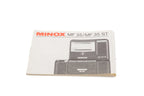 Minox MF 35 /MF 35 ST Instructions