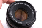 Canon 50mm f1.8 S.C.