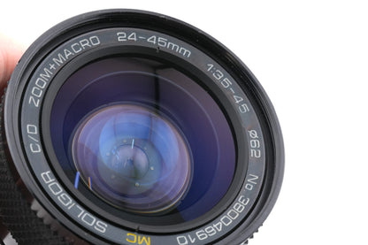 Soligor 24-45mm f3.5-4.5 MC C/D Zoom+Macro
