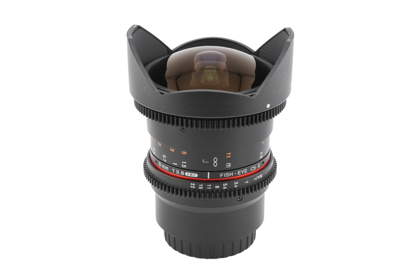 Samyang 8mm T3.8 VDSLR UMC Fish-Eye CS II