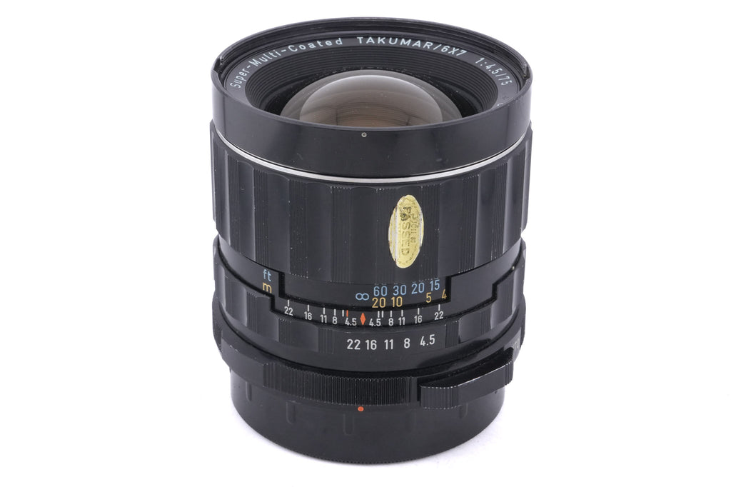 Pentax 75mm f4.5 Super-Multi-Coated Takumar 6x7