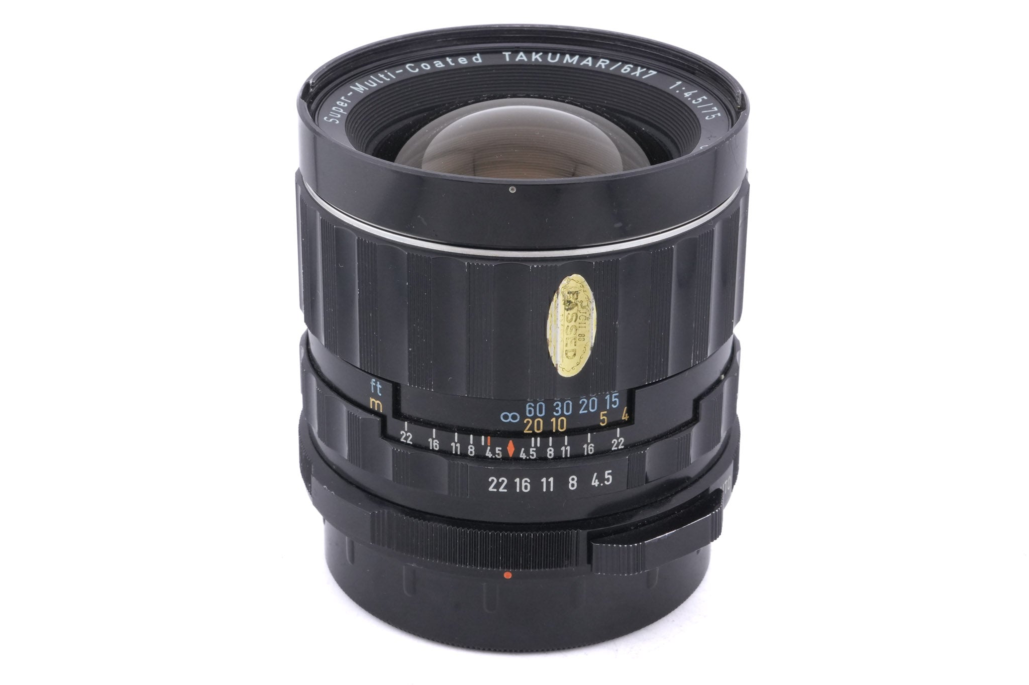 Pentax 75mm f4.5 Super-Multi-Coated Takumar 6x7