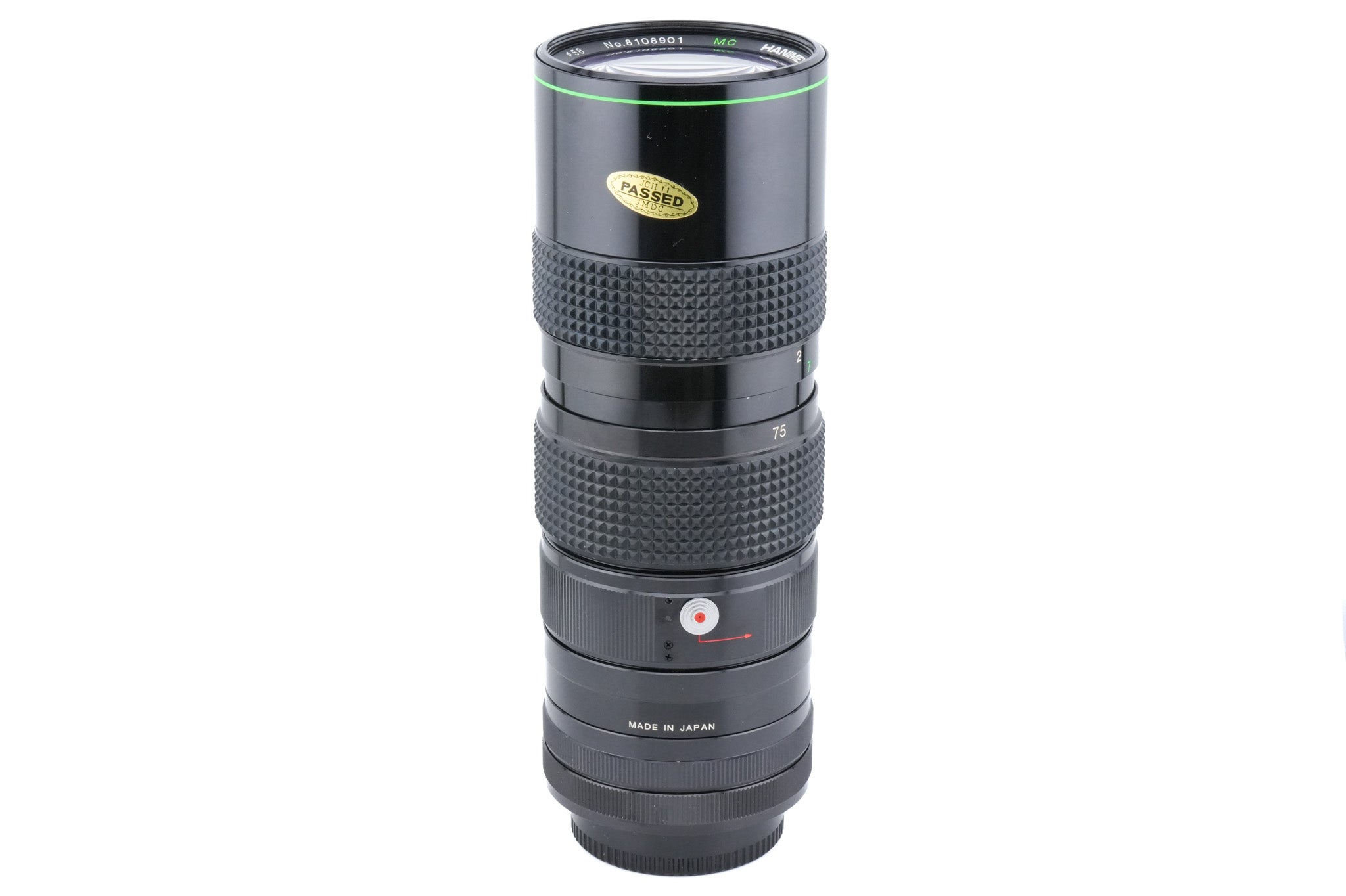 Hanimex 75-300mm f5.6 MC Macro Auto Zoom