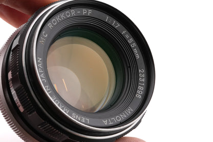 Minolta 55mm f1.7 MC Rokkor-PF