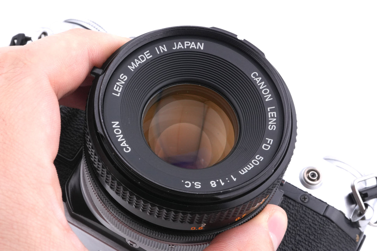 Canon AE-1 + 50mm f1.8 S.C.