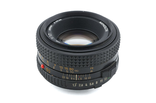 Minolta 50mm f1.7 MD