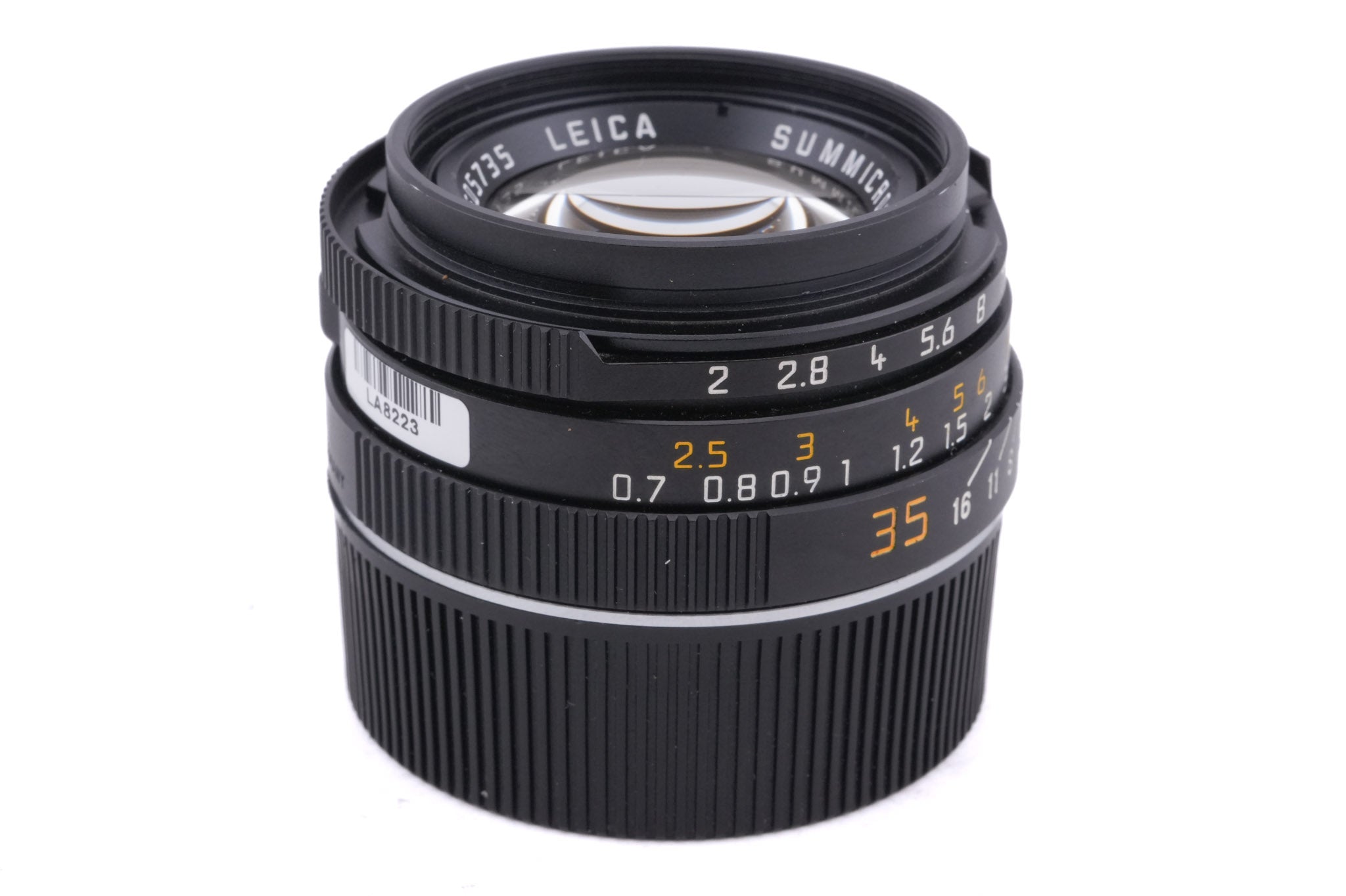 Leica 35mm f2 Summicron-M (Type IV) (Black, 11310)