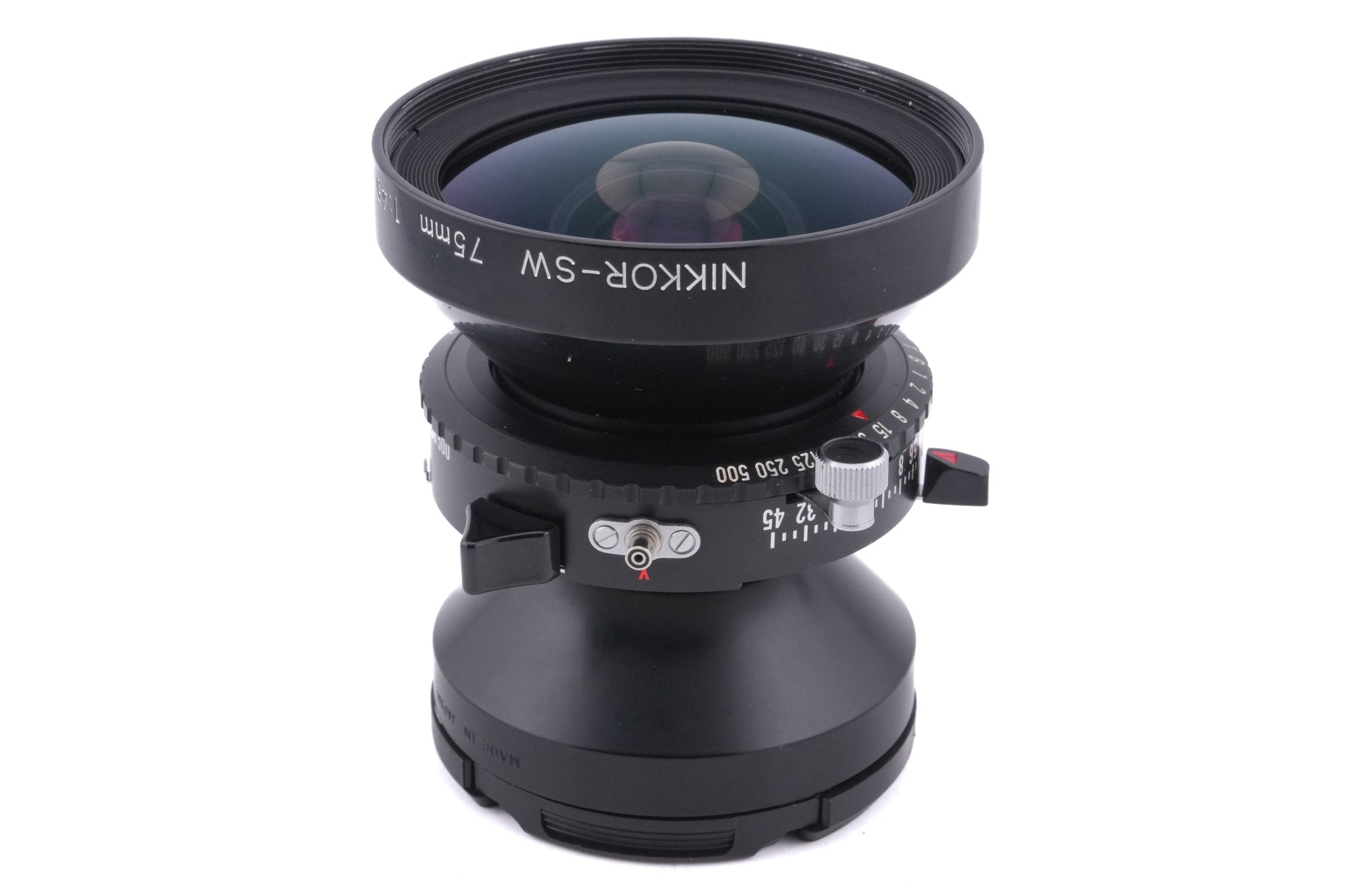 Nikon 75mm f4.5 Nikkor-SW (Shutter)