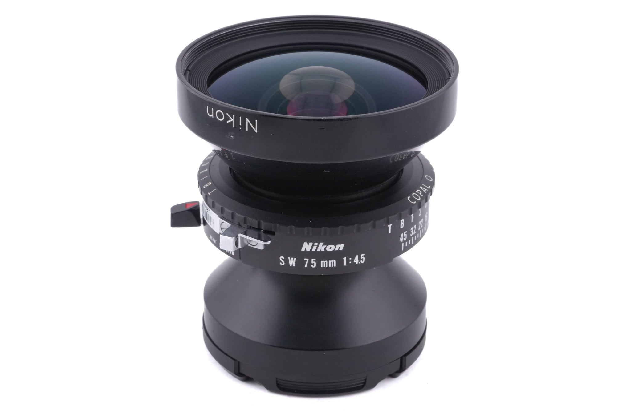 Nikon 75mm f4.5 Nikkor-SW (Shutter)
