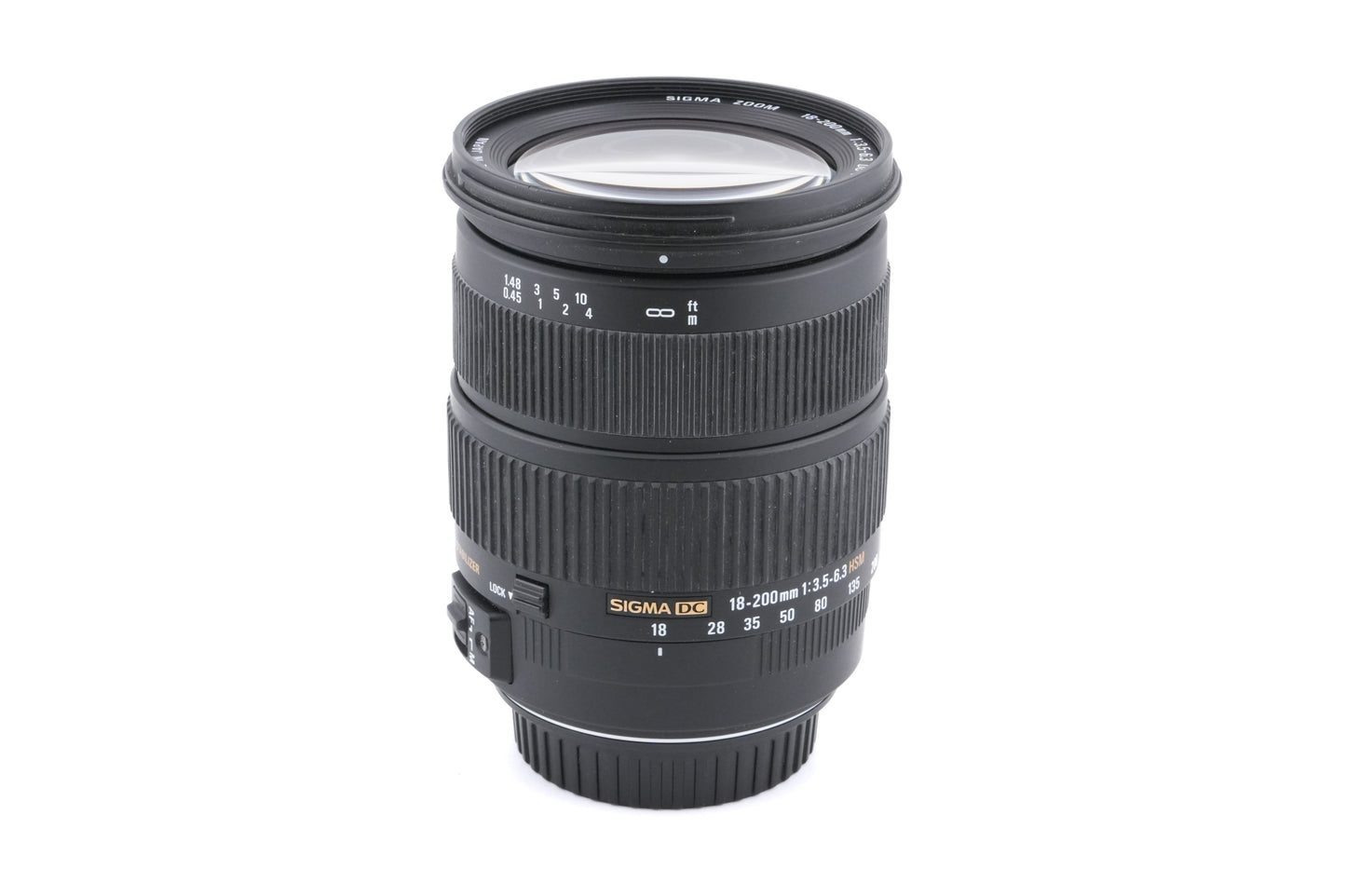 Sigma 18-200mm f3.5-6.3 DC OS HSM - Lens