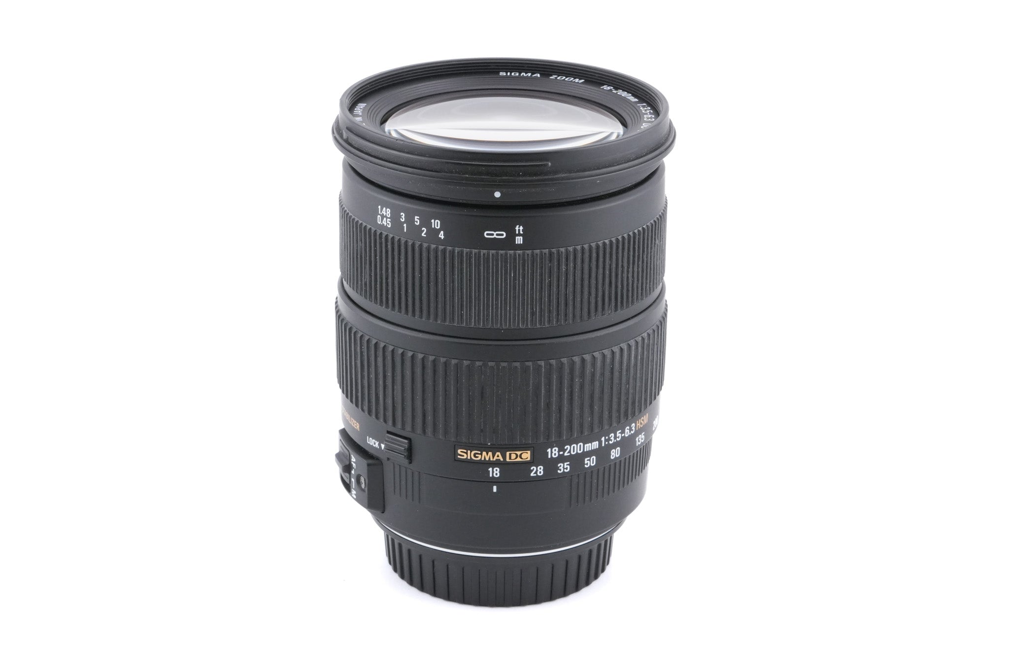 Sigma 18-200mm f3.5-6.3 DC OS HSM - Lens