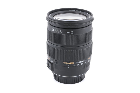 Sigma 18-200mm f3.5-6.3 DC OS HSM - Lens