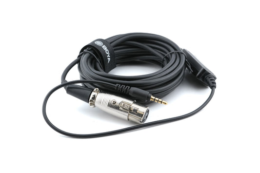 Boya BY-BCA6 XLR To 3.5mm Plug Microphone Cable - Accessory