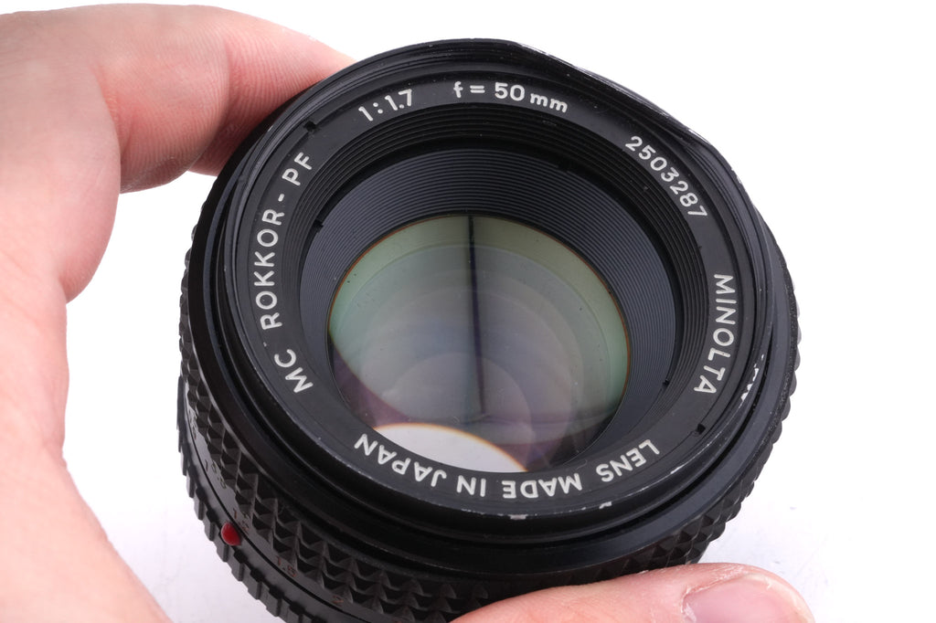 Minolta 50mm f1.7 MD Rokkor