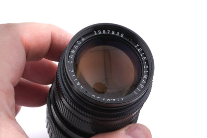 Leica 90mm f2.8 Tele-Elmarit (Black, 11800)