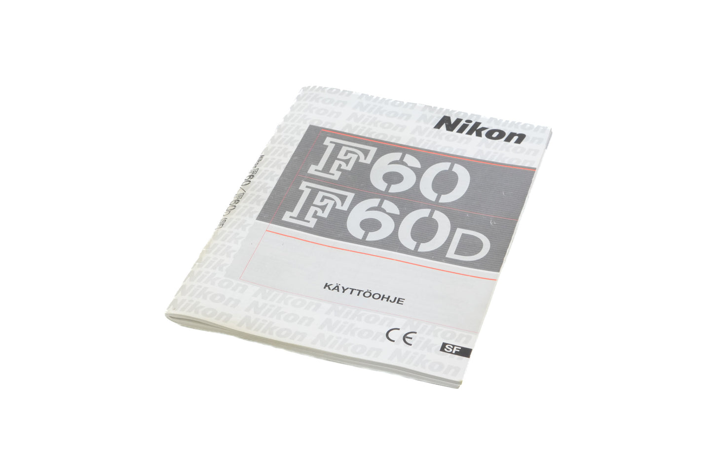 Nikon F60 / F60D Instructions
