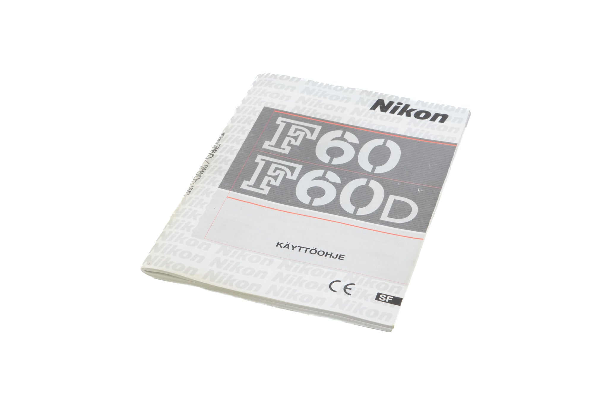 Nikon F60 / F60D Instructions