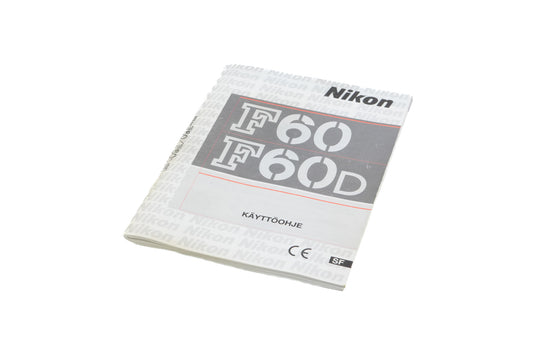 Nikon F60 / F60D Instructions