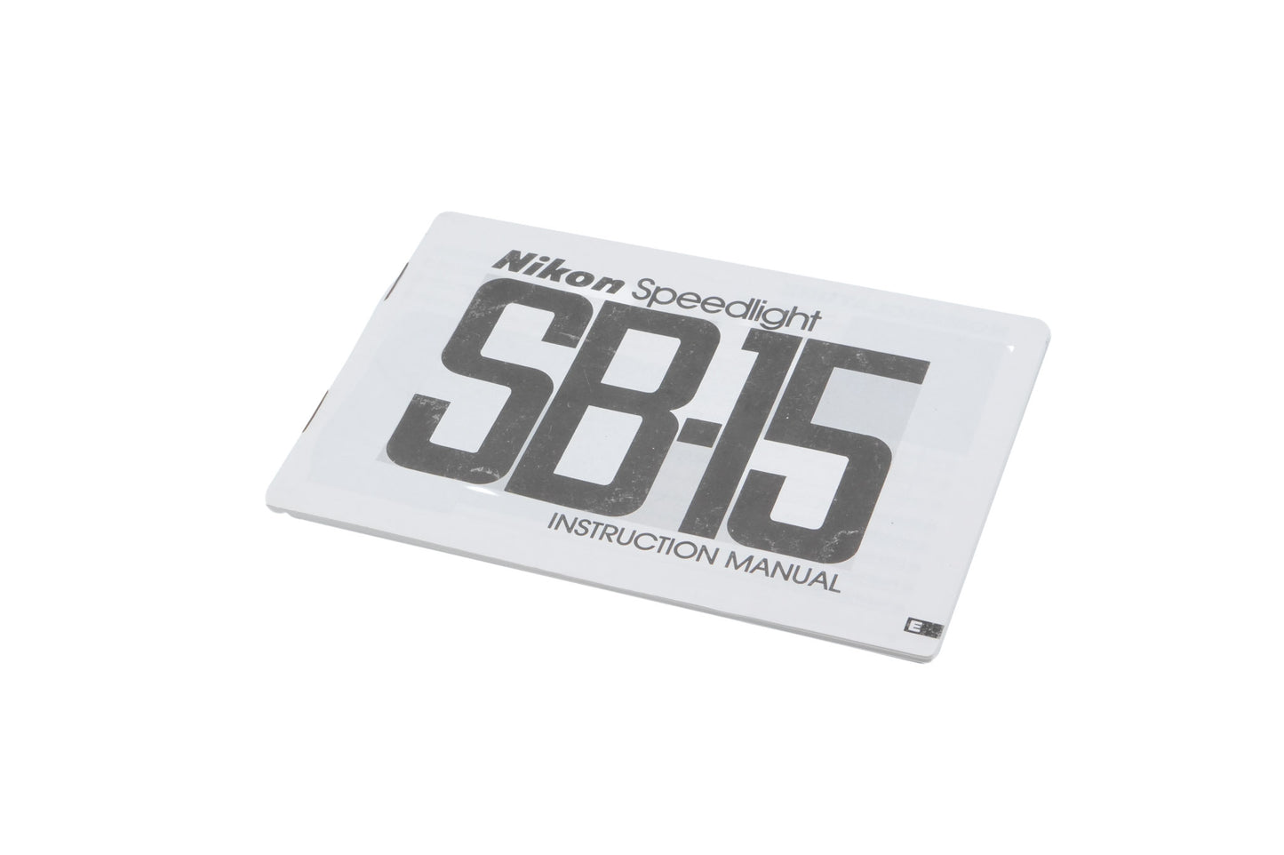 Nikon SB-15 Instruction Manual