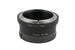 Generic Canon FD - Sony FE (FD - NEX) Adapter