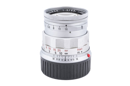 Leica 50mm f2 Summicron (Type II) (Silver, SOOIC-MS / SOSIC / 11118 / 11618 / 11818)
