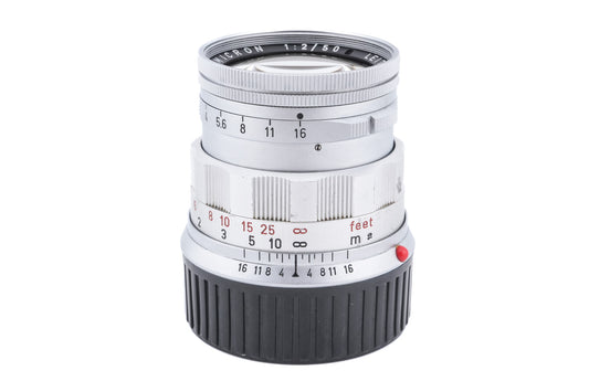Leica 50mm f2 Summicron (Type II) (Silver, SOOIC-MS / SOSIC / 11118 / 11618 / 11818)
