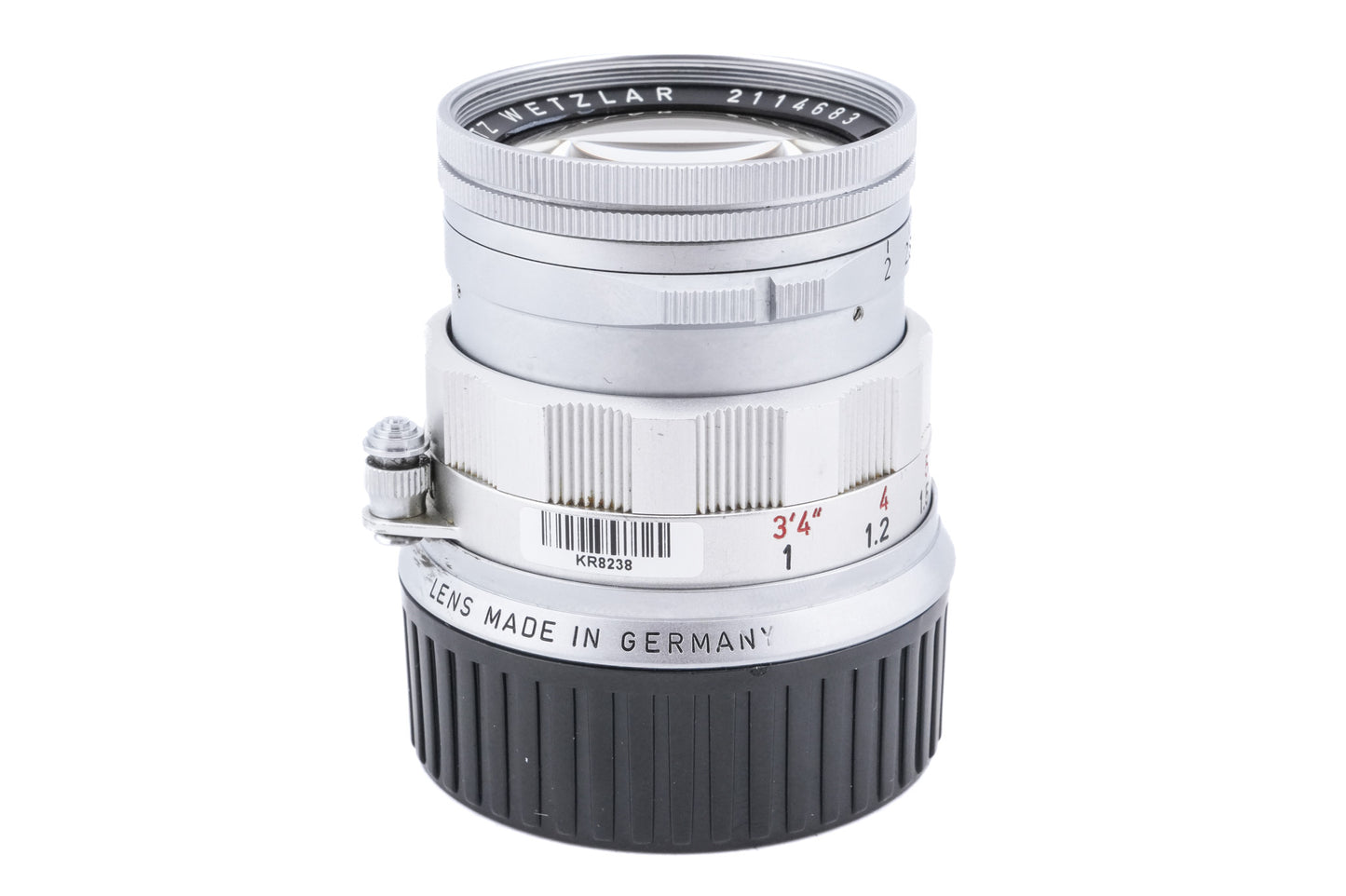 Leica 50mm f2 Summicron (Type II) (Silver, SOOIC-MS / SOSIC / 11118 / 11618 / 11818)