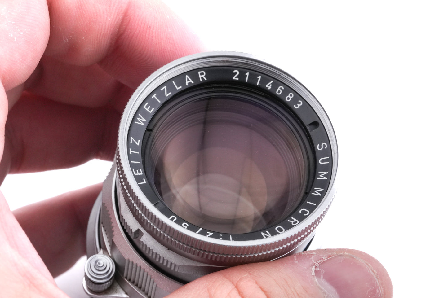 Leica 50mm f2 Summicron (Type II) (Silver, SOOIC-MS / SOSIC / 11118 / 11618 / 11818)