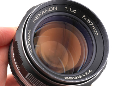 Konica 57mm f1.4 Hexanon