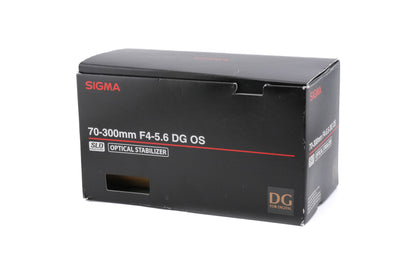 Sigma 70-300mm f4-5.6 DG OS