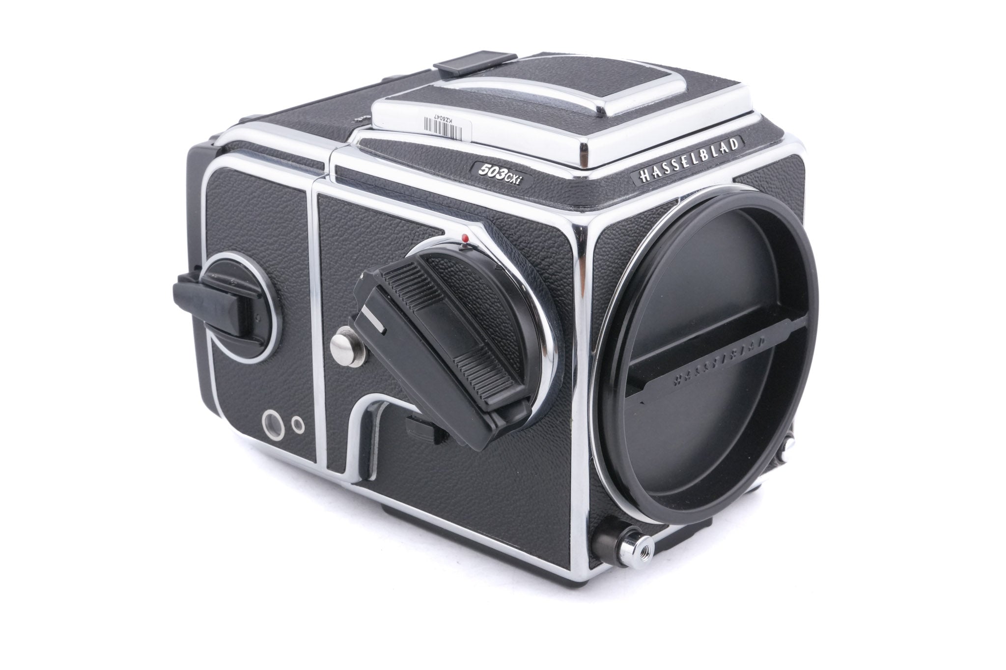 Hasselblad 503CXi (Silver, 10026) + A12N Film Magazine + Waist Level Finder (New / Chrome, 42315) + Acute Matte Focusing Screen (42165)