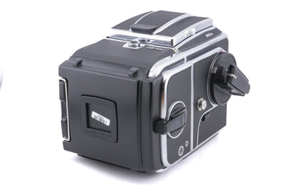 Hasselblad 503CXi (10026 / 10172) + A12N Film Magazine + Waist Level Finder (New / Chrome, 42315) + Acute Matte Focusing Screen (42165)