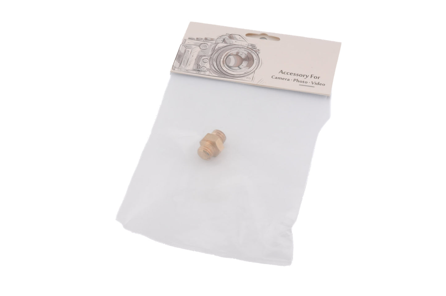 StudioKing 3/8" - 3/8" MC-1060A Male Spigot Adapter