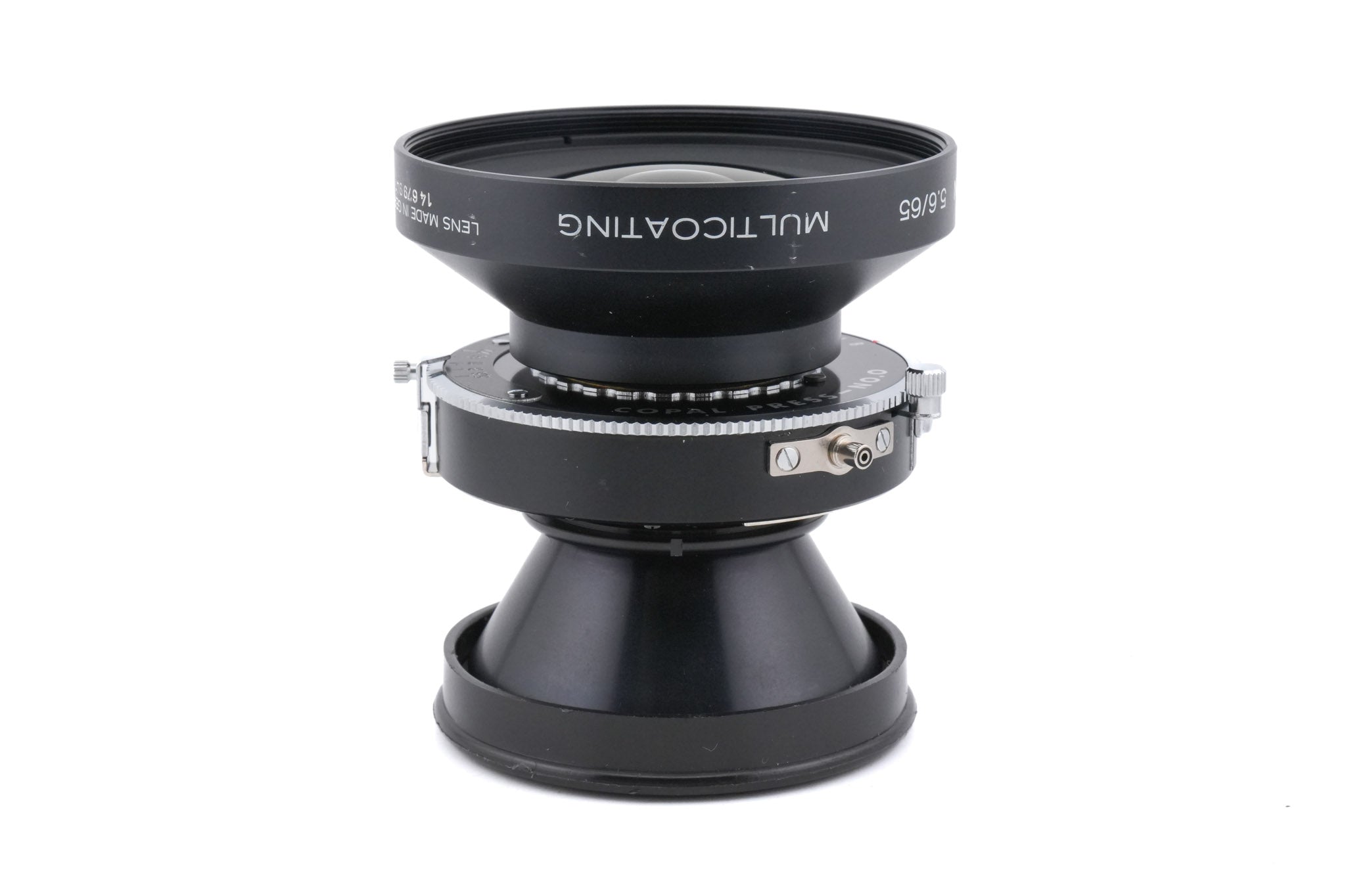 Schneider-Kreuznach 65mm f5.6 Super Angulon (Shutter) – Kamerastore