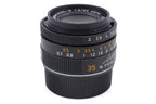 Leica 35mm f2 Summicron-M ASPH. (Type I) (Black, 11879) + Lens Hood (35mm f2 ASPH.) (A42) (12526)