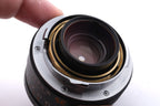 Leica 35mm f2 Summicron-M ASPH. (Type I) (Black, 11879) + Lens Hood (35mm f2 ASPH.) (A42) (12526)