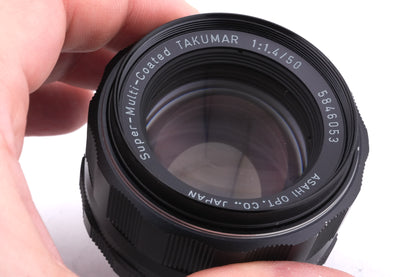 Pentax 50mm f1.4 Super-Multi-Coated Takumar