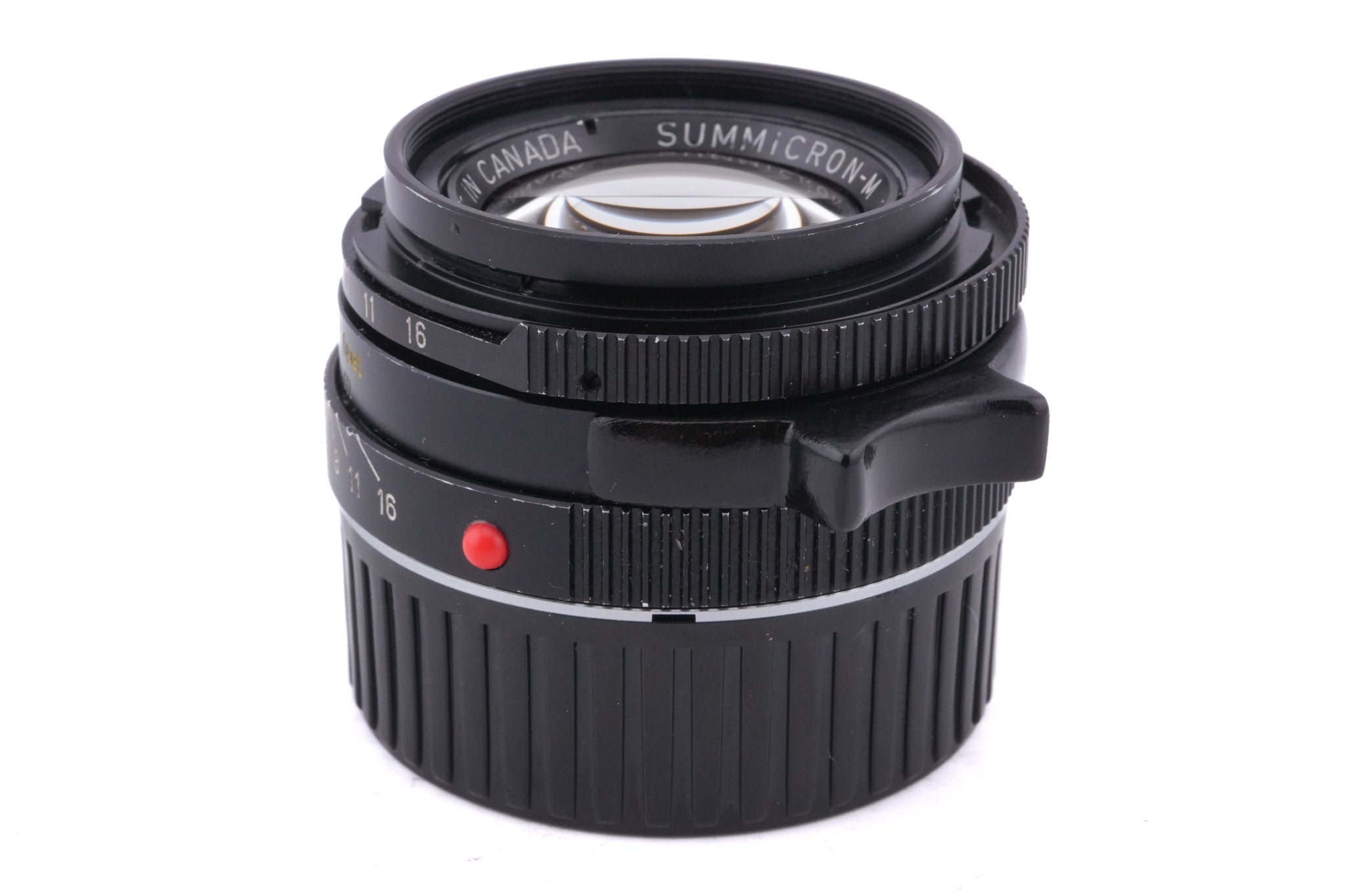 Leica 35mm f2 Summicron-M (Type IV) (Black, 11310)