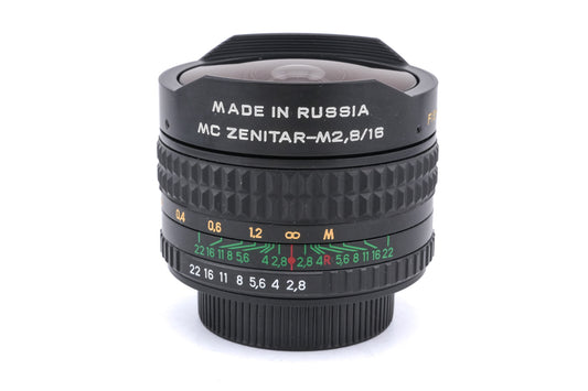 Zenit 16mm f2.8 MC Zenitar-M Fish-Eye