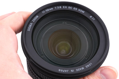 Sigma 17-50mm f2.8 EX DC OS HSM