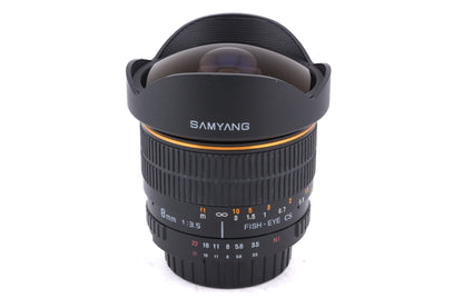 Samyang 8mm f3.5 Fish-Eye CS