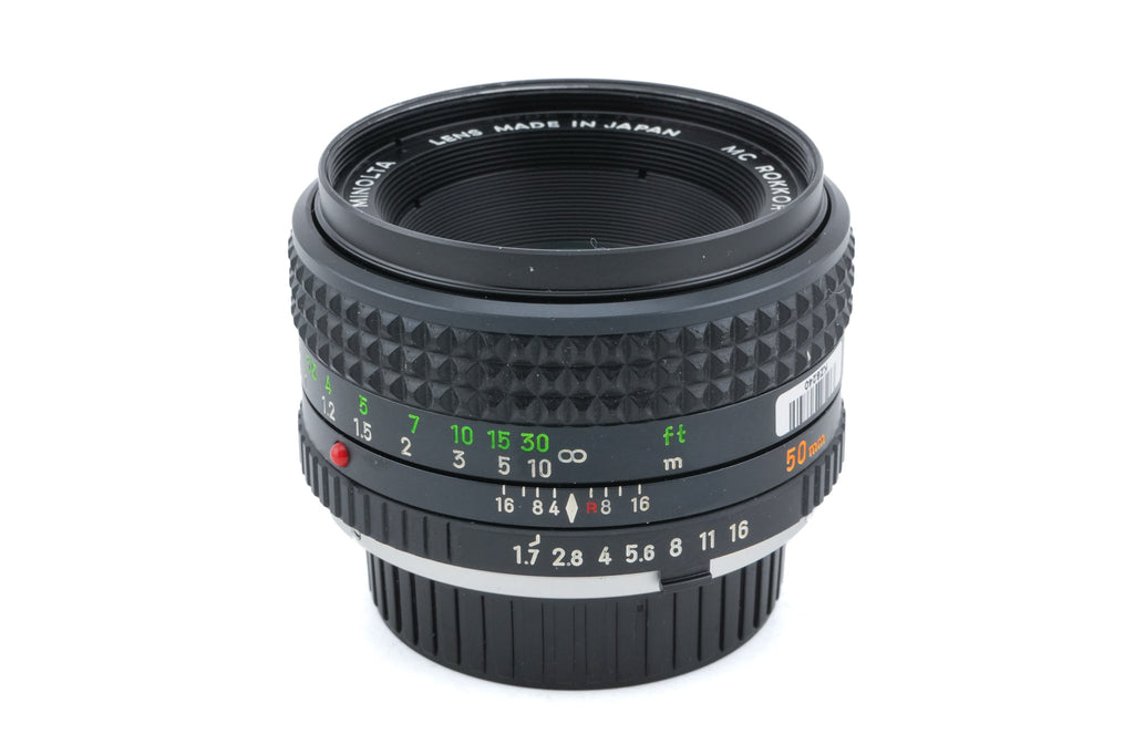 Minolta 50mm f1.7 MC Rokkor-PF