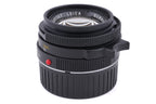 Leica 35mm f2 Summicron-M (Type IV) (Black, 11310) + Lens Hood M2/35 (12524)
