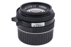 Leica 35mm f2 Summicron-M (Type IV) (Black, 11310) + Lens Hood M2/35 (12524)