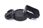 Leica 35mm f2 Summicron-M (Type IV) (Black, 11310) + Lens Hood M2/35 (12524)